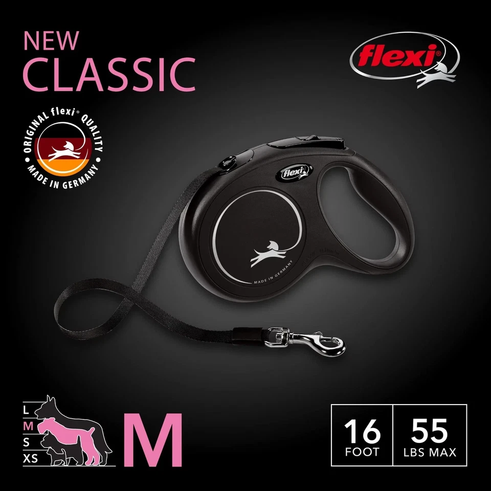 FLEXI New Classic Tape Retractable Dog Leash for Medium Dogs Upto 55 lbs. - Image 2 of 4