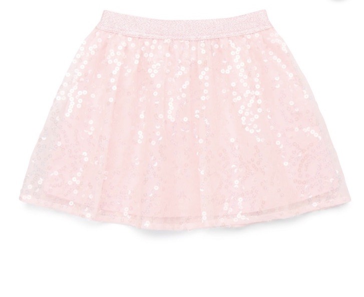 Garanimals 365 Kids Girls Sequin Skirt Icy Pink Size 8 NWT