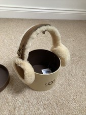 UGG Australia Chestnut Ear Muffs Sheepskin Lined Women's