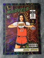 Sonia Citron 2025 Donruss WNBA Green Fireworks Net Marvels #4 RC 133/399 Mystics