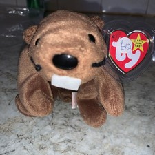 Ty Beanie Baby “Bucky” The Beaver. Retired. With Tags. SKU 3
