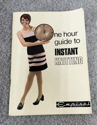 One Hour Guide to Instant Knitting Manual for Empisal/Knitmaster Knitting Machin