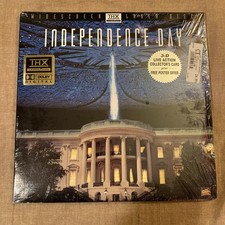 Independence Day Widescreen Laserdisc LD Will Smith THX Excellent In Shrink Wrap
