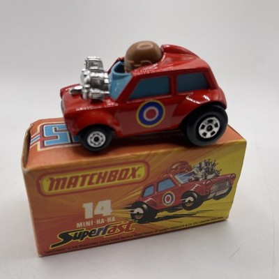 Vintage Lesney Matchbox Superfast No.14 Mini Ha-Ha Lesney Boxed 1975 Sammler
