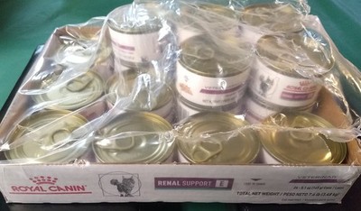 Royal Canin Wet Cat Food Support E Loaf In Sauce 5.1 oz size Lot 17 Cans Pate