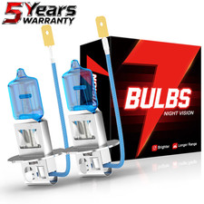 For Vauxhall Vectra C 2000-2008 2x Halogen H3 Fog Light Bulbs Kit White 6000K