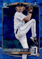 2025 Bowman Draft Sapphire Edition #BDC-195 Caleb Leys