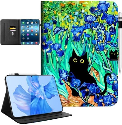 Case for iPad (A16) 11th Generation, 10th Generation Irises Cat 