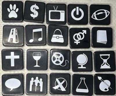 Bezzerwizzer 20 Category Tiles Complete Replacement Set Mattel 2006