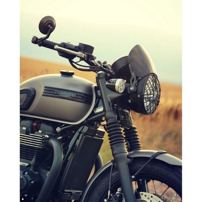 Microblade Black Glossy Fairing For Triumph Bonneville From 2016 (Liquid)