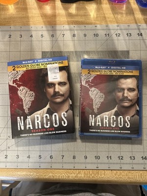 Narcos: Season One w/Slipcover Blu-ray 2015 Widescreen NEW SHIPS FREE NOW