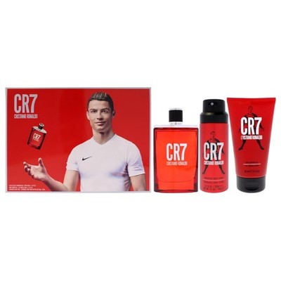 Cristiano Ronaldo CR7 3 Piece Gift Set Eau De Toilette Body Spray Gel