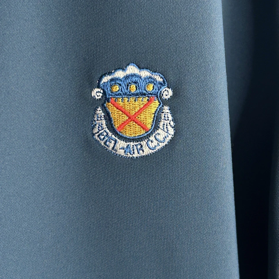 Peter Millar G4 Bel Air CC 1/4 Zip Pullover Blue Golf Athleisure Travel Active - Image 4 of 4