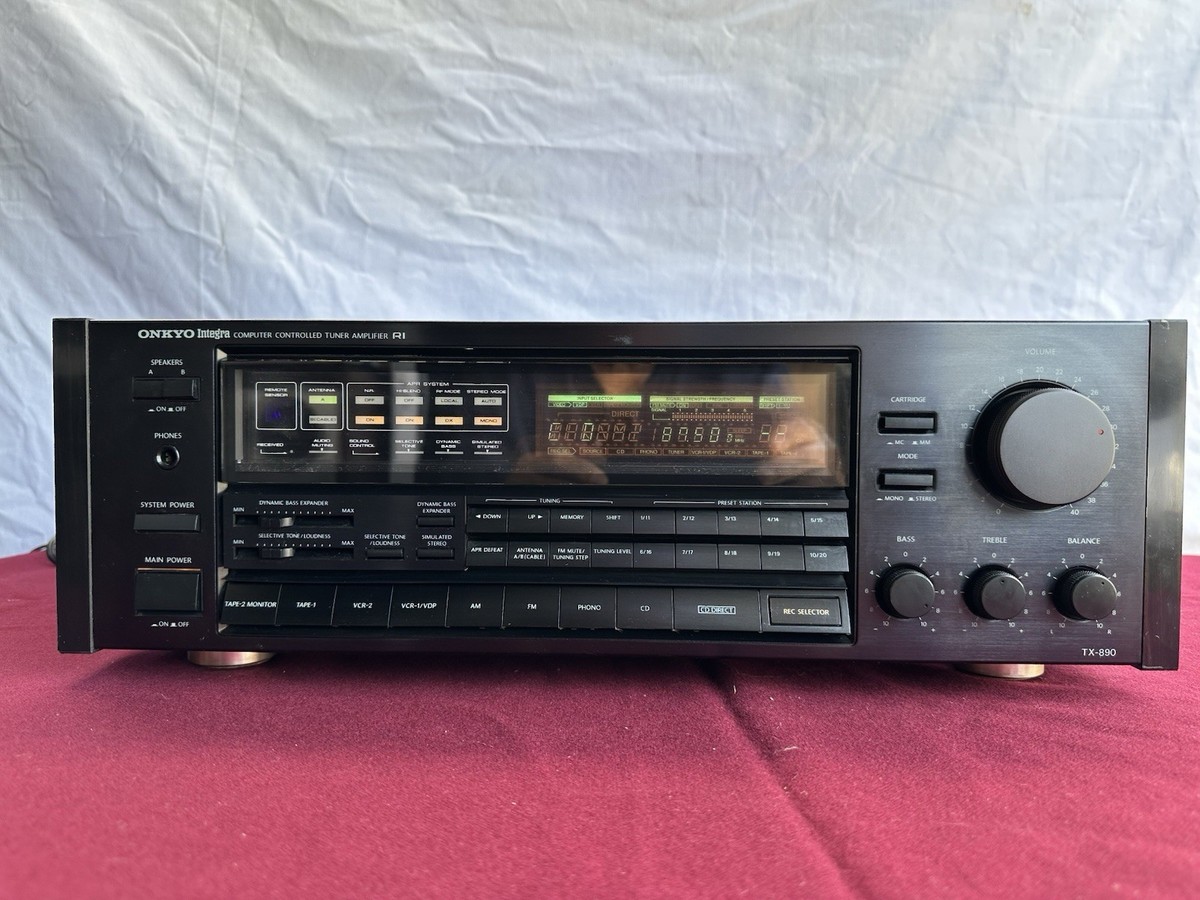 onkyo integra tx-890 Stereo Receiver Tested Work No Remote | eBay
