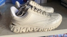 DKNY Laleoni Chunky Platform Sneakers Cream Beige Women's Size US 10 / EU 41