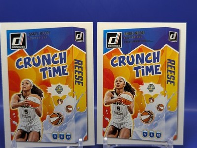 Angel Reese 2 Card 2025 Panini Donruss Crunch Time Base + Press Proof #7