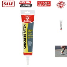 Concrete Repair Patch, Cement Crack Filler, 5.5 Oz Squeeze Tube, Pre-Mixed, P...