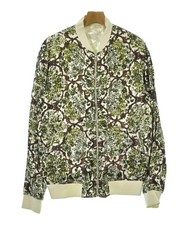 3.1 Phillip Lim Blouson GreenxWhitexBrown Patterned S 2200707138572