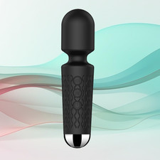Personal Back Massager - Handheld Waterproof Rechargeable Massager - 20 Speeds