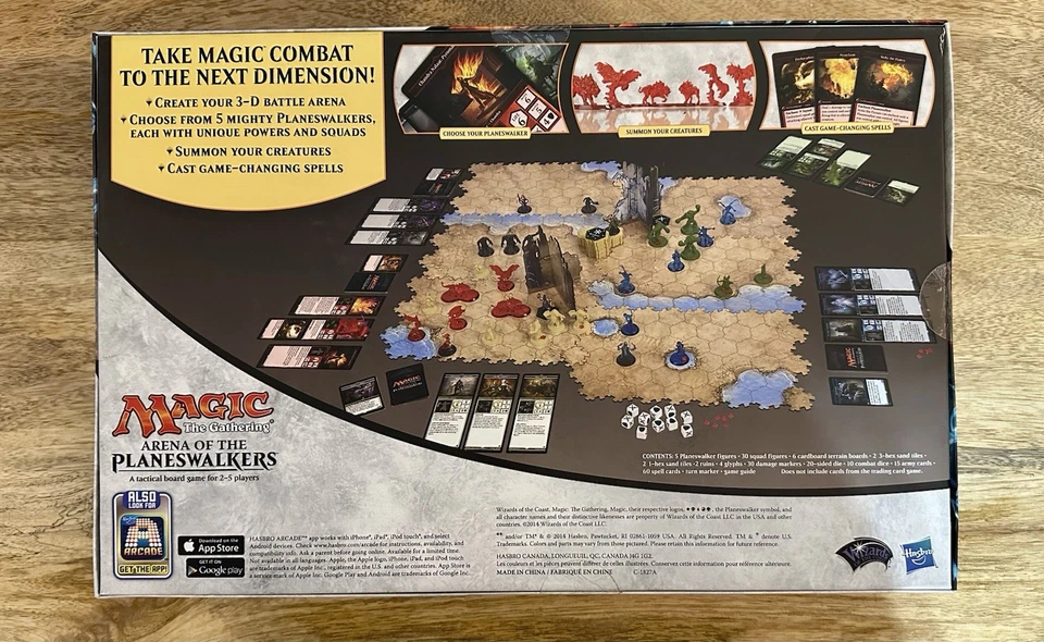 Hasbro Magic the Gathering Arena of the Planeswalkers Board Game 2014 SEALED NEW - Image 2 of 4