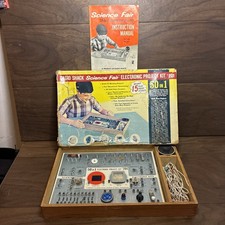 Vintage Radio Shack Science Fair Electronic Project Kit 201 1967 UNTESTED