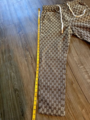 Pantalone Gucci GG Tela Colore Marrone Taglia 46 Uomo o Donna - Ottime Condizioni - Foto 5 di 6