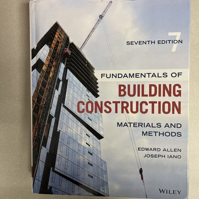 #ad Fundamentals of Building Construction : Materials and Methods by Joseph Iano and $50.00