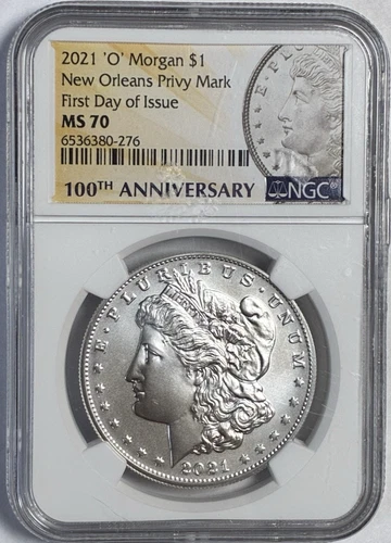 2021-O Morgan Dollar — photo from the most recent tracked eBay sale
