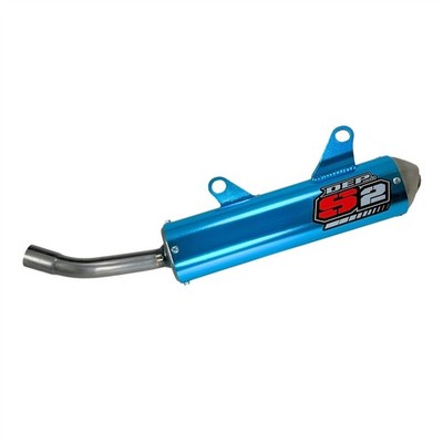 Yamaha YZ250 DEP Exhaust Blue Silencer YZ 250 Fits Years 2002 to 2025