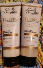 2x Carol's Daughter Goddess Strength Fortifying Shampoo Conditioner11oz eachA1