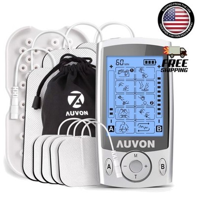 Adjustable TENS Unit for Muscle Relief - 20 Relief Modes with Self-Stick Pads