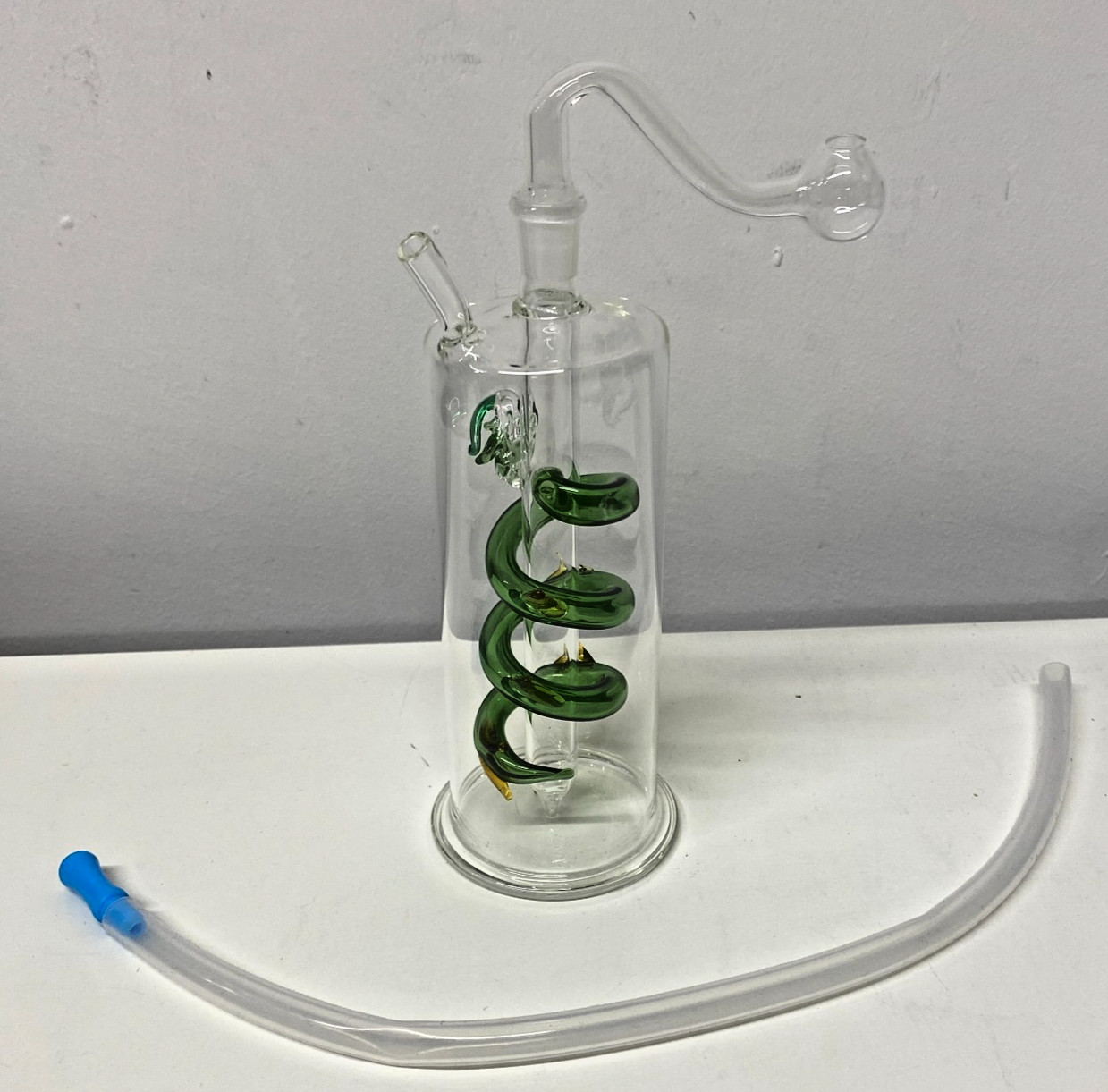 6"  15cm Glass Bong Smoking Shisha Water Pipe