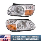 Headlight t Assembly Set For 2007-2009 Kia Spectra Left & Right With Bulb 2Pc