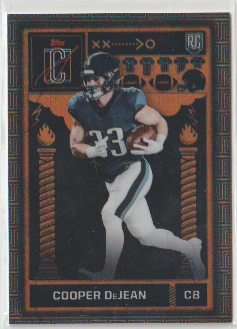 Cooper DeJean 2024 Topps Signature Class Rookie Odyssey SSP Case Hit 0-6 Eagles