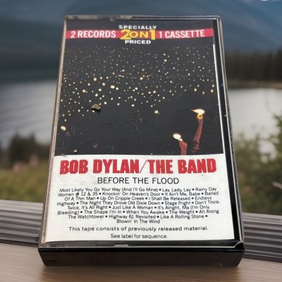 Bob Dylan The Band Before The Flood Cassette Tape 2 On 1 Folk Rock Live Album