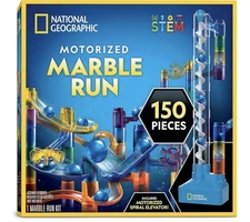 National Geographic Marble Run with Motorized Elevator - 150-Piece Marble Maze K