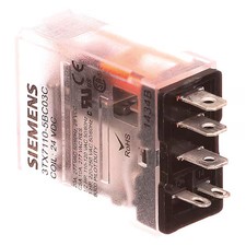 Siemens 3Tx71105bc03c Plug-In, Plug-In Relay, Square, 15 A, 5 Pins