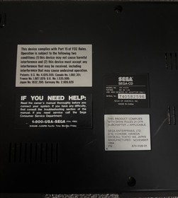 Sega CD Genesis Model 2 Console System MK-4102A With Sega Genesis Model 1 Consol