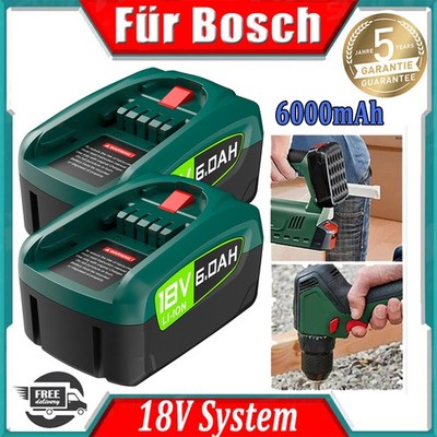 2X für Bosch Li-ion Akku PBA 18 V 6,0Ah XL Power For All Alliance 54Wh NEU OVP