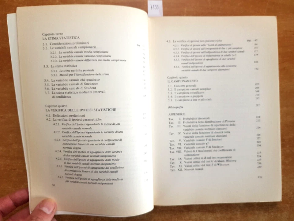 Elementos De Estadísticas Inductiva - Mario Montinaro 1998 Tirrenia Impresoras - Imagen 3 de 3
