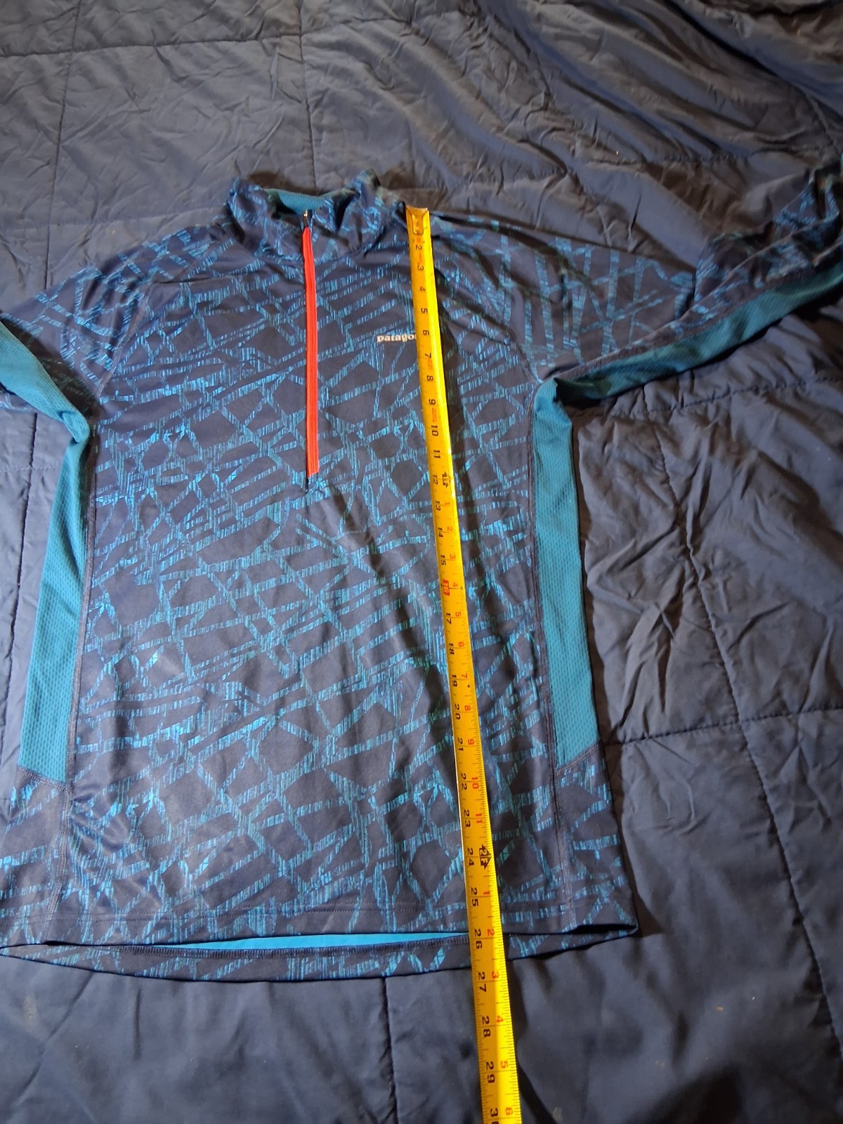 PATAGONIA ALL WEATHER ZIP TOP Mitt cuffs #24202 Men's L  Long Sleeve thumbnail 3