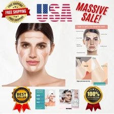 Overnight Wrinkle Reduction Face Tape - 256 Reusable Strips for Youthful Skin