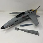 1986 GI Joe Conquest X30 Jet Plane Hasbro ARAH Incomplete W/ Missile & Mine Gun