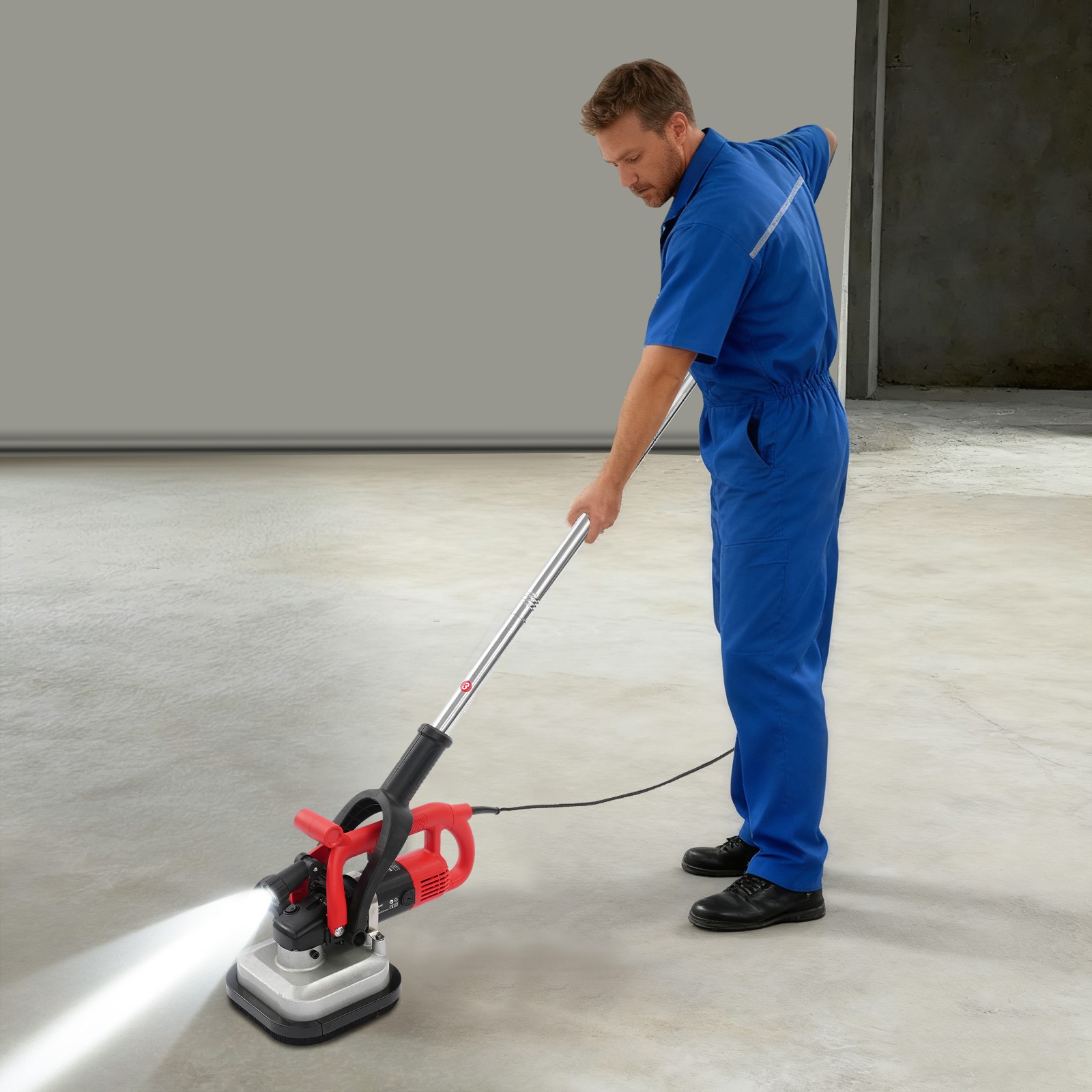 Concrete Grinder Industrial Floor Wall Polisher Edge Grinding Polishing Machine-