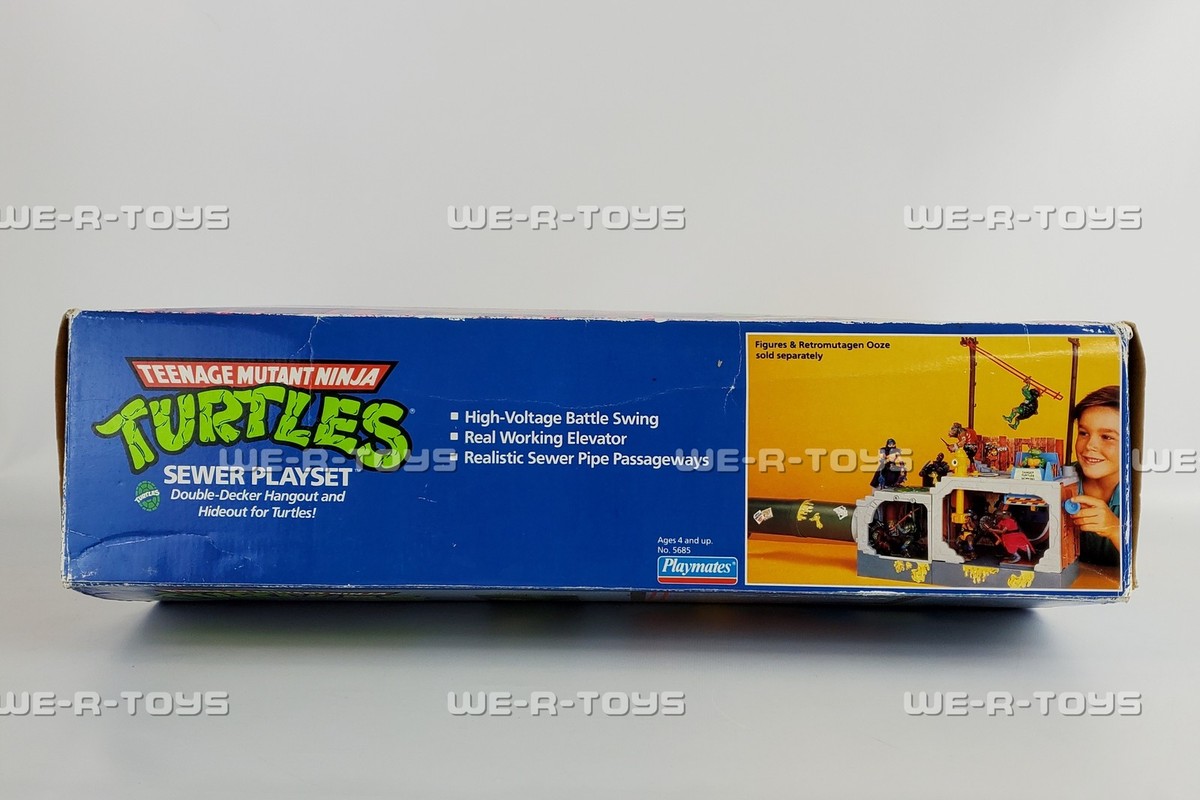 TMNT Sewer Playset Double Decker Hangout and Hideout for Turtles