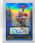 Cole Hamels 2007 BOWMAN'S BEST AUTOGRAPH Blue REFRACTOR AUTO /99 Phillies