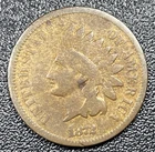 1872 Indian Head Cent Penny 1c VG Very Good Details Key Date Weak ‘N’