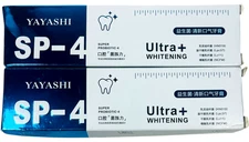 YAYASHI SP-4 Probiotic Toothpaste Ultra+ Whitening & Stain Removing - LOT of 2