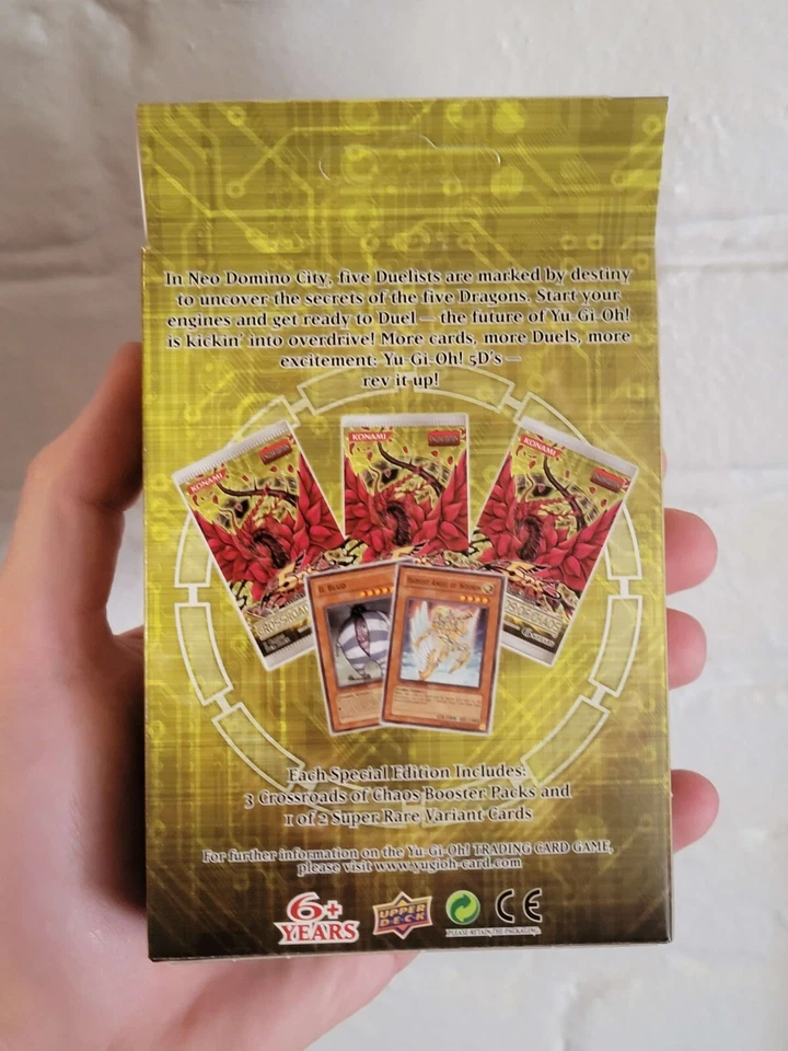 YUGIOH CROSSROADS OF CHAOS SPECIAL EDITION (3 BOOSTER PACKS) FACTORY SEALED NEW - Image 2 of 2