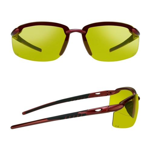 Night Vision Clear Yellow Safety Z87 Glasses Cycling Driving Target Sunglasses - Picture 31 of 32